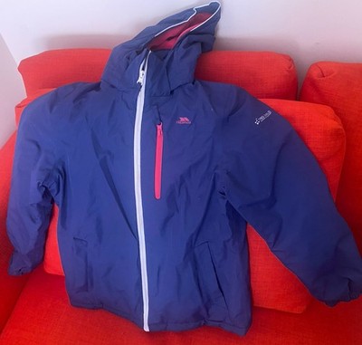 Tresspass Kinder blau wasserdicht technische Leistung TP50 Mantel, Größe 9-10