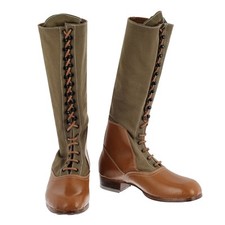 Stivali Tropenstiefel tedeschi WW2, stivali alti DAK tropicali - repro - taglia 45
