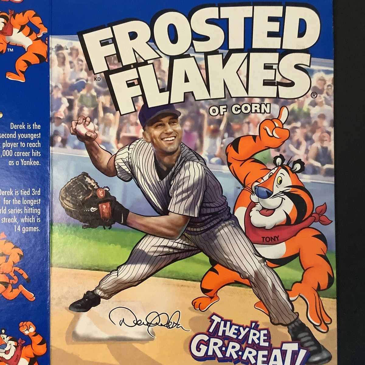 メジャーリーグ　ポスター34枚（ばら売り可） 2003 Kellogg's Frosted Flakes Flattened Cereal Box Derek Jeter New