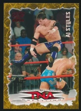 AJ STYLES #71 2004 Pacific TNA Wrestling RED FOIL RC ROOKIE WWE
