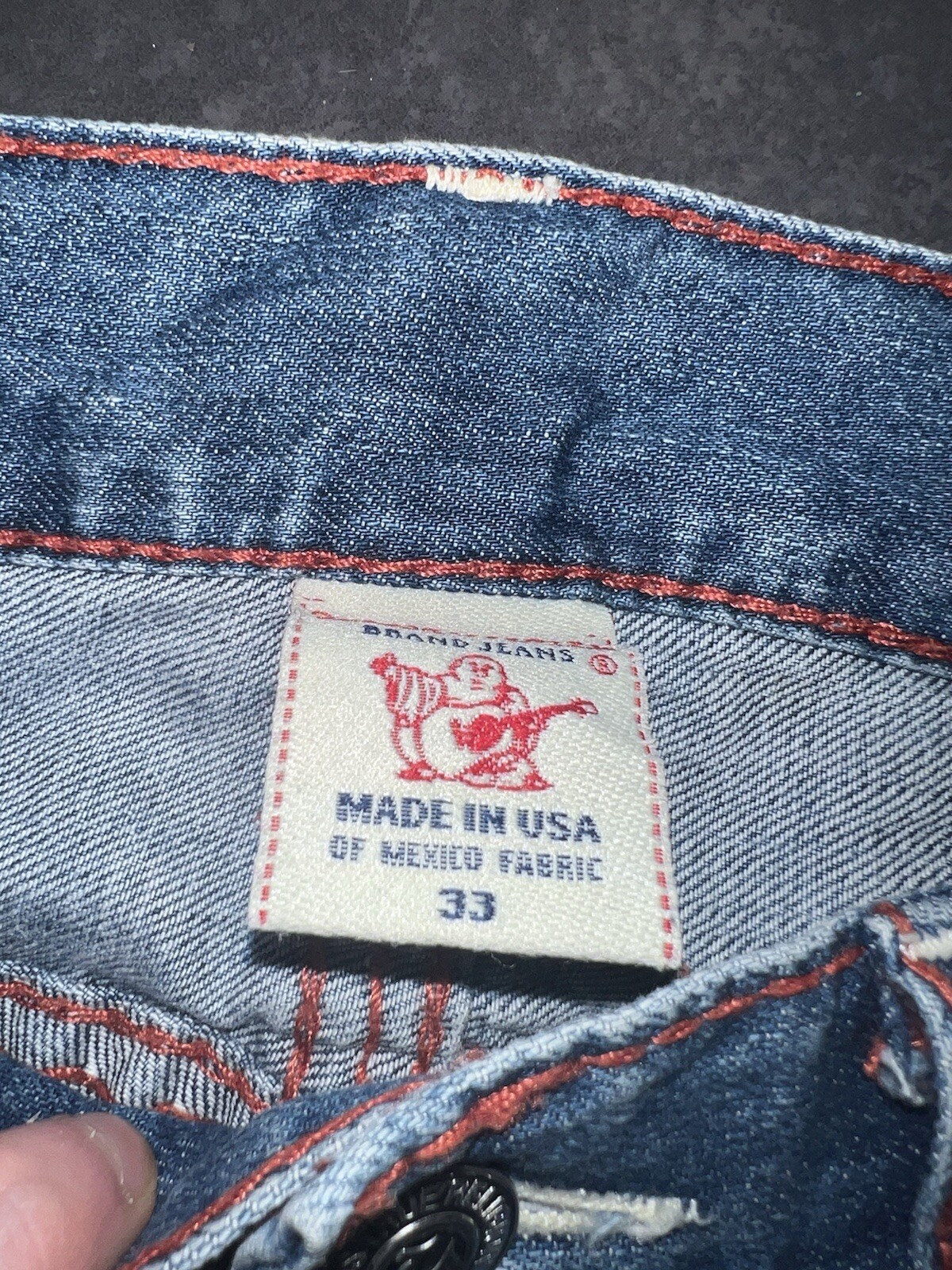 True Religion Ricky MB3 Red Stitch image 5