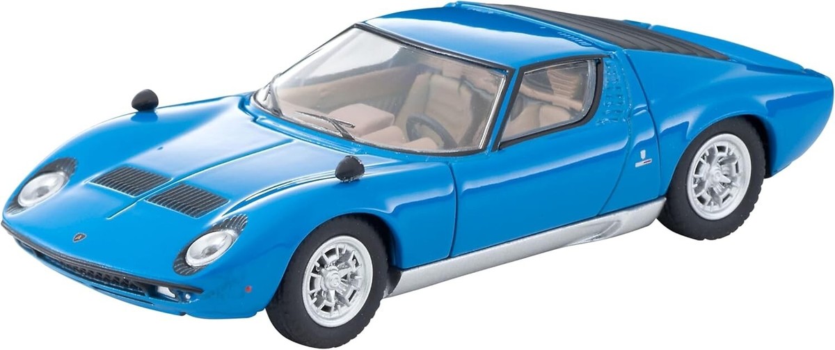 Tomica Limited Vintage Lamborghini Miura P400 Blue Metal Diecast
