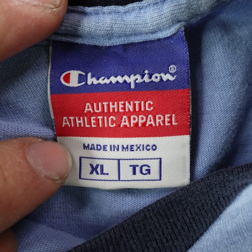 Vintage Champion Shirt Mens XL Blue Murphys Bleachers Ringer Wrigley Field Y2K ^ - 第 8/10 張圖片