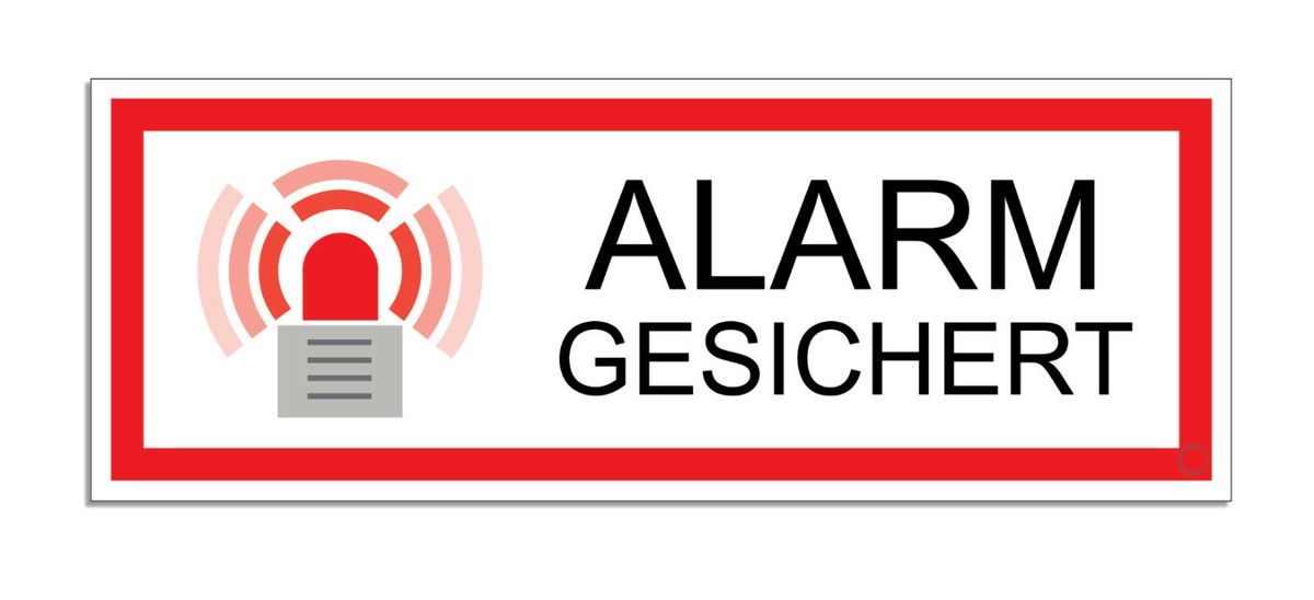 Feueralarm-Bedienfeld Schild Aus Aluminium – 30,5 X 15,2 Cm, Reflektierend, Wetterfest – 2 Stück