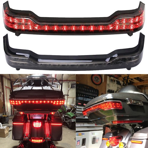 Smoke Tail Light & Side Marker Lights For Harley Davidson Tour Pak (2006-2013 Models) - 1 Pair