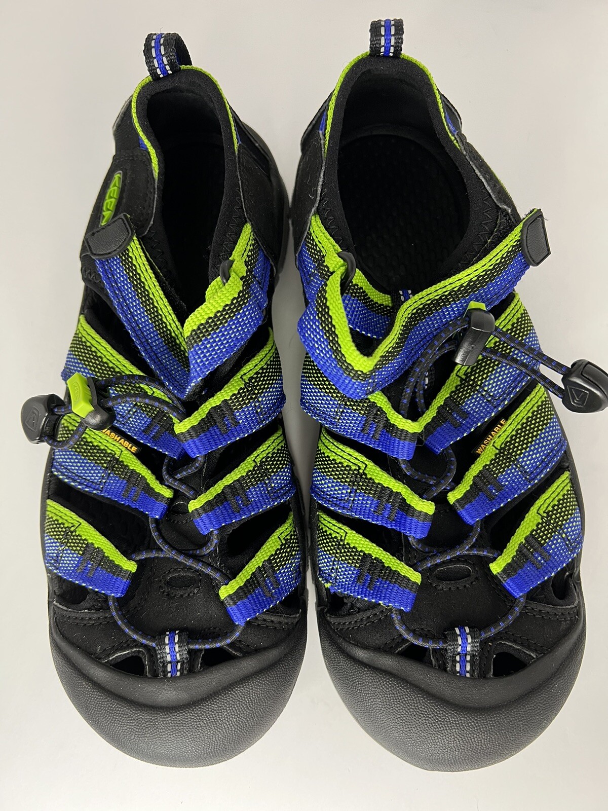 Sandali da trekking Keen Newport H2 ragazzo giovane blu verde 1014265 impermeabili taglia 4