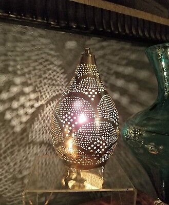 Silver Egyptian Lamps Moroccan, Arabic Table Lamp