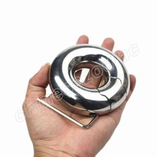 Pendant Stainless Steel Removable Scrotum Ring Enlargement Exercise for Male