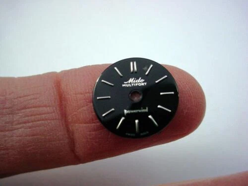 Ремешки для наручных часов Mido черные серебристые