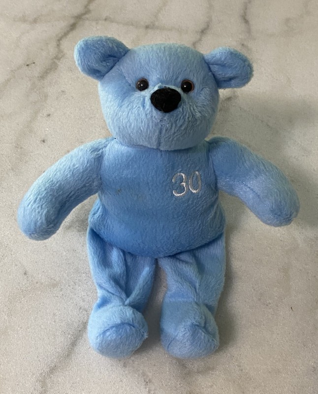 Nutrisystem NutriBear 30 lb. Weight Loss Plush 8-Inch Light Blue Community Bear