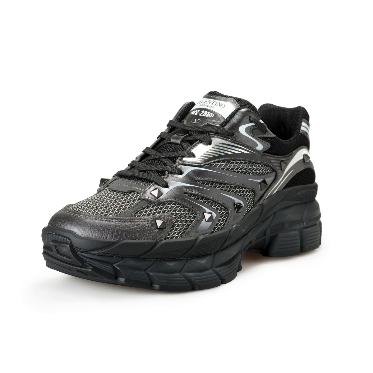 Valentino Garavani Men's Low-Top Leather MS-2960 Sneakers Valentino Garavani Men's Low-Top Leather MS-2960 Sneakers