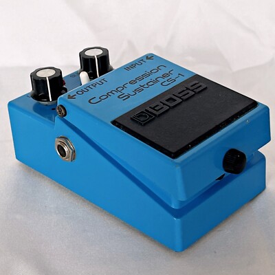 ギター BOSS Compression Sustainer CS-1 #9600 BOSS CS-1 Compression Sustainer 1981 W/Box Guitar pedal Made In