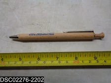 QTY=200: Wood Frame Labeled -Cliq Swiss- Ball Point Pens