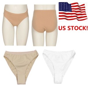 US-Girls-Kids-Seamless-Briefs-Underwear-Underpants-for-Ballet-Dance-Gymnastics