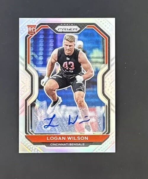 2020 Panini Prizm - Rookie Silver Prizm Autographs #309 Logan Wilson (AU, RC)