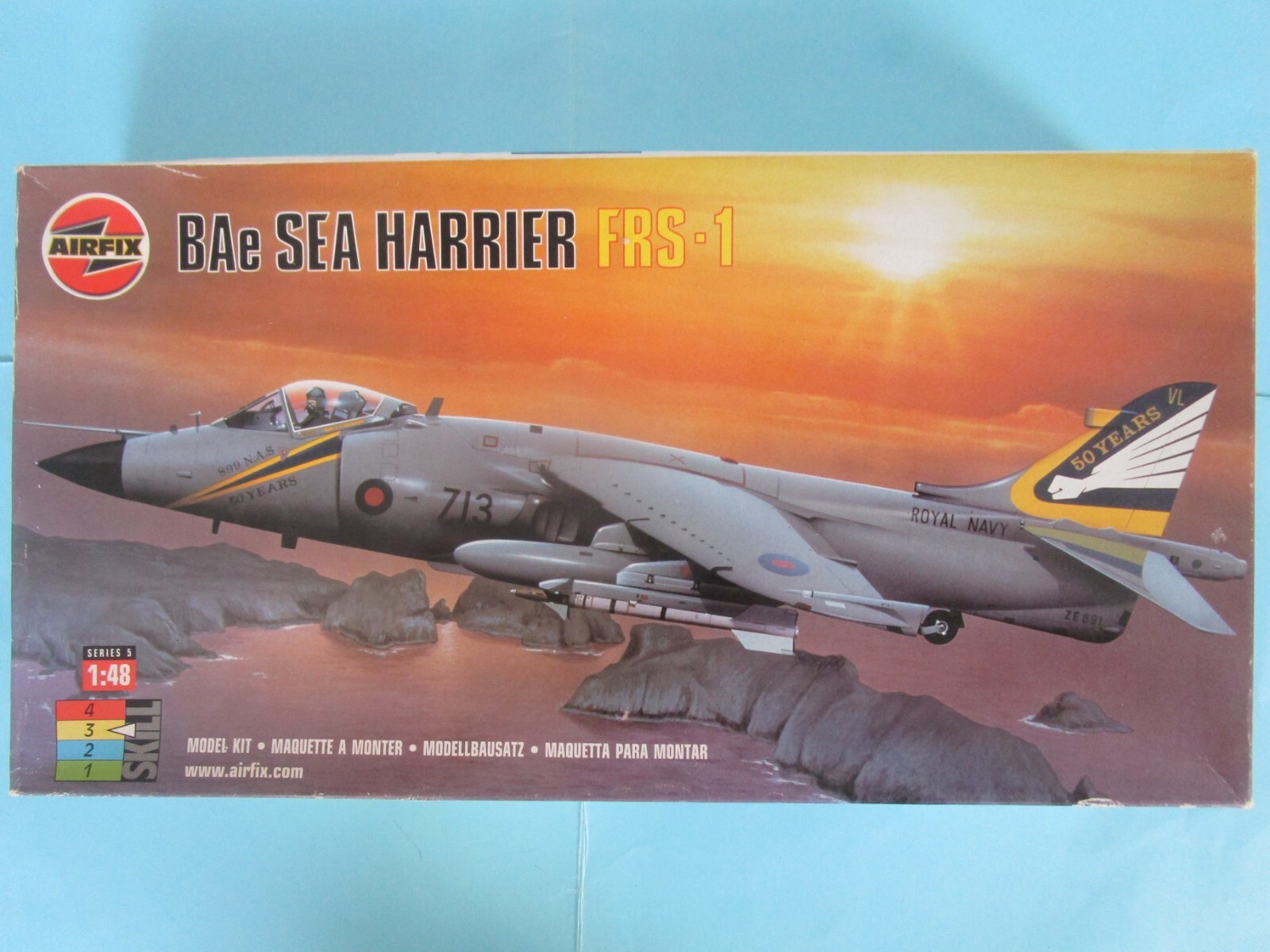 Maquette BAe Sea Harrier FRS-1 Airfix 1/48 avion militaire miniature à monter