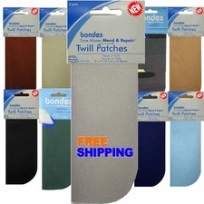 Iron-On Fabric Mend and Repair Patches Bondex etc.