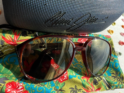 Maui Jim tortoise shell aviator Maui Jim MJ-170 Gold Mirror Aviator Sunglasses main image 3