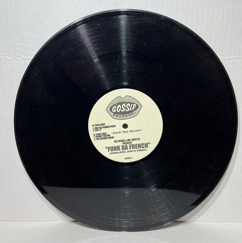 DJ VIC VEGAS & MR. BRISTLE * Funk DA French * HOUSE LP VINYL RECORD Gossip - Picture 2 of 3