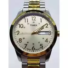 Timex Indiglo T2M935 Men's dress watch. Day and date on face Working watch
