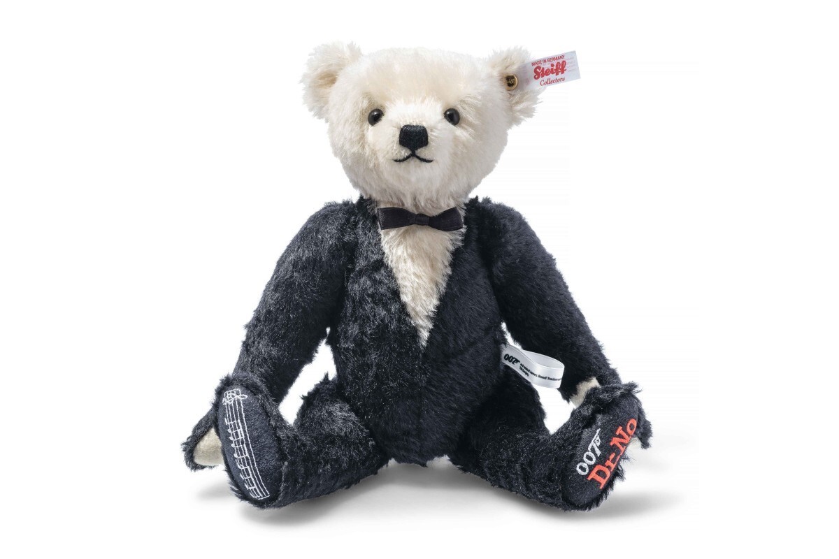 STEIFF EAN 007613 James Bond Dr No Musical Teddy Bear 30cm Brand New Ltd Edition