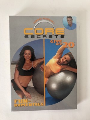 Gunnar Petersons Core Secrets Fun-Damentals & Give Me 20 (DVD) NEW SEALED 