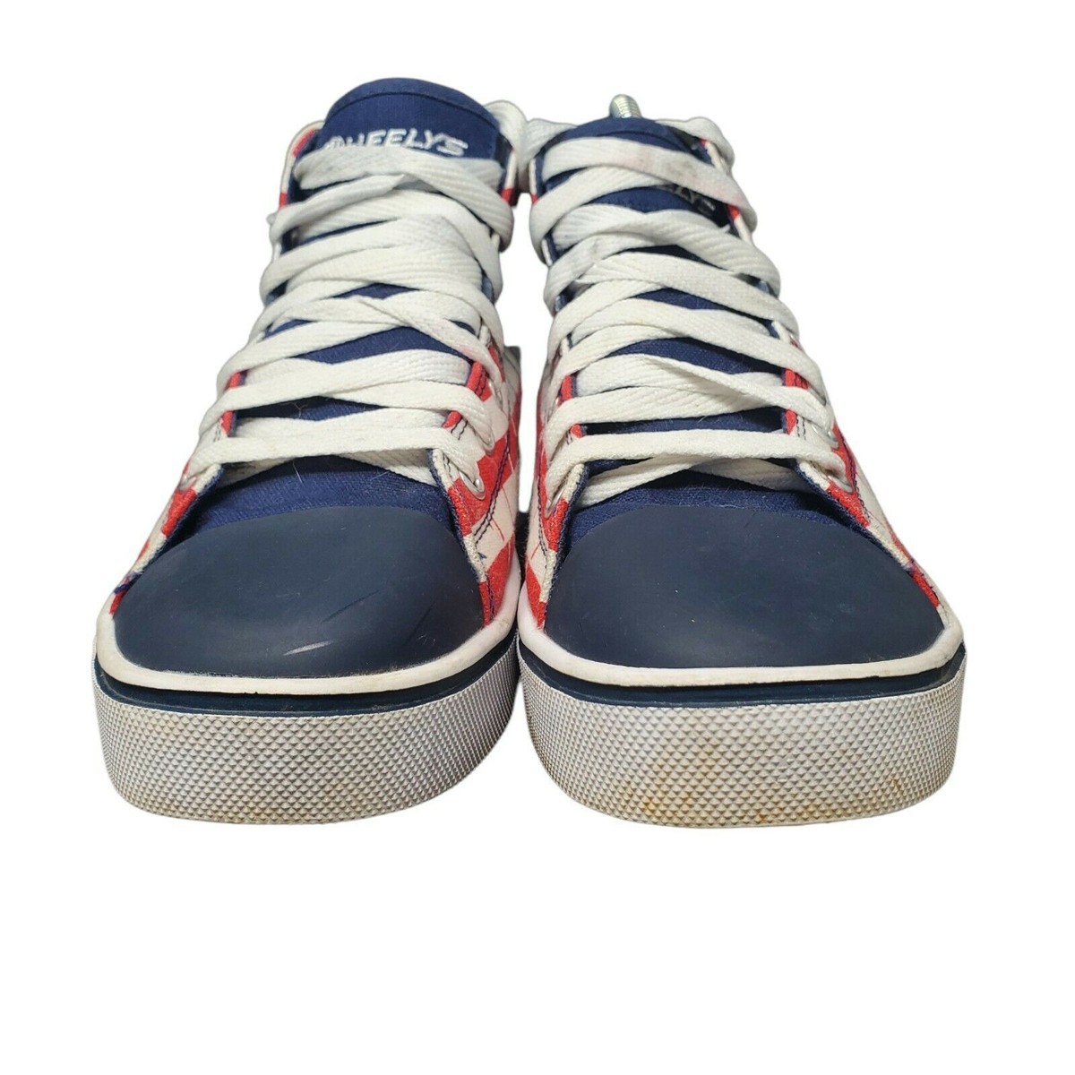 Heelys Hustle Youth Size 6 Skate Shoe Sneaker Flag Patriotic 