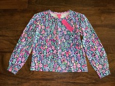 Lilly Pulitzer Girl XL 12-14 Jewely MINI KAMALA SWEATSHIRT Pullover Sweater NWT