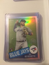 2020 Topps Chrome BO BICHETTE Rookie 35TH Anniversary 1985 Insert BLUE JAYS 