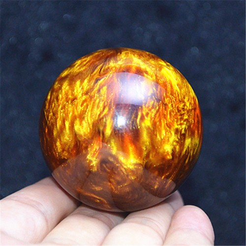 Genuine Golden Black Coral Sea Willow cure the handball Ball 50MM eBay