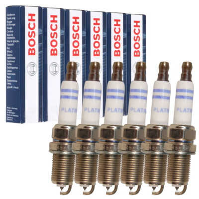 6x BOSCH FR5KPP332S 0242245576 Zündkerze für AUDI A4 S4 A5 S5 A6 VW TOUAREG V6