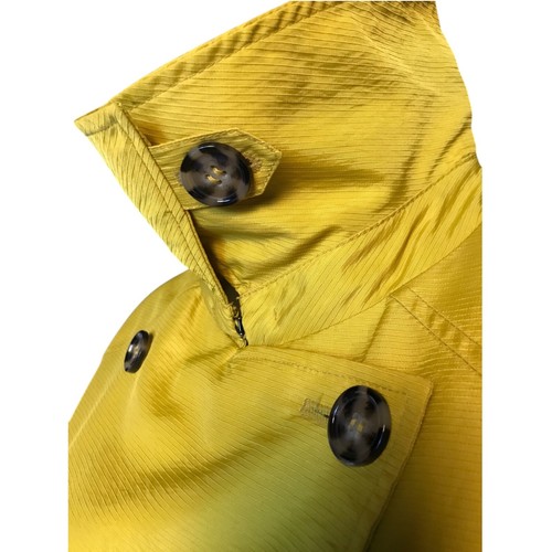 FOUR SEASONS Trench Showerproof Raincoat Chartreuse 10-12 - Picture 5 of 10