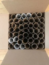 170 Empty Brown  Toilet Paper Rolls Tubes Cardboard Craft Art Projects