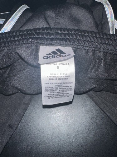 Black/Silver Adidas KIDS Size: 5 Track Suit Jacket + Sweatpants - Picture 18 of 20