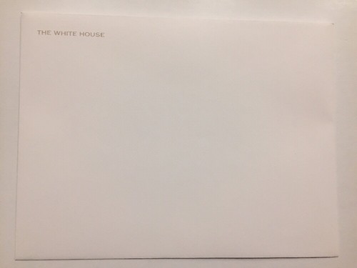 Official 1995 President Bill Clinton White House Christmas Card Envelope Hillary - Picture 6 of 6