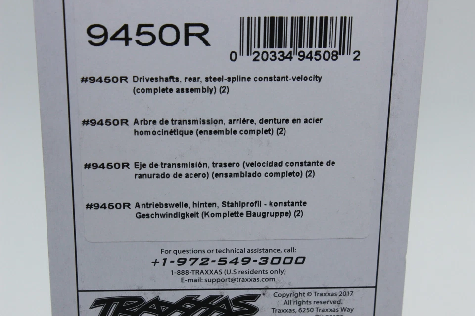 Traxxas TRX 9450 R Bandit  Drag Slash Antriebswellen hinten Steel-Spline CV  - Bild 4 von 4