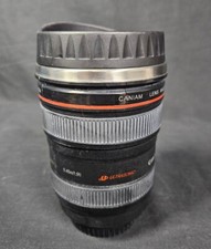 Canon Caniam Camera Lens EF 24-105mm Stainless Steel Travel Tea Coffee Mug Cup