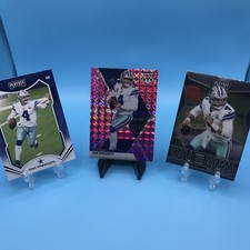 2020 Dak Prescott Mosaic Pink 2021 Playoff Lot Call To Arms Goal Line 3 Ship!