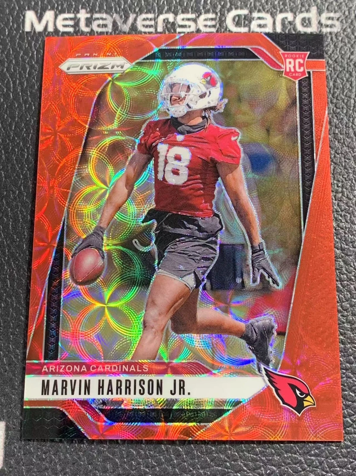 2024 Panini Prizm Football Rookie RC Marvin Harrison JR. Red Scope /20 #375