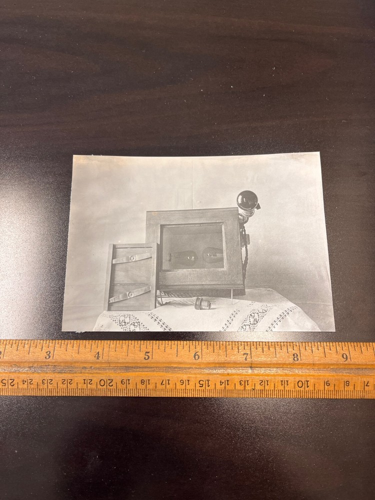 Real Photo Kodak Photo Printer Machine Loomis Photographer Connecticut 4x6- 1910