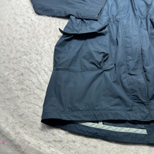 Columbia Omni Shield Navy Trench Coat Womens Water Wind Resistant Size Small S - Picture 2 of 16