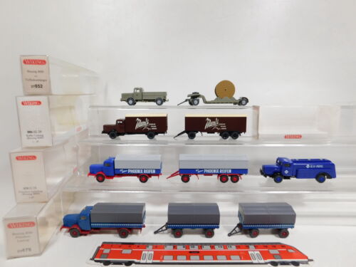 DJ487-1# 5X H0 1:87 Lkw Büssing 478 852 858 883 Aral 886 Mundi Sg/TOP+Box