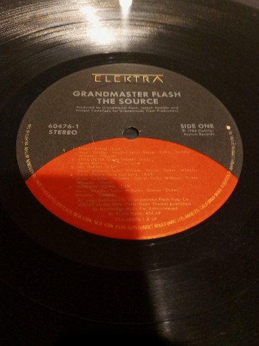 Vintage 1986 Grandmaster Flash "The Source" LP - ELEKTRA Records (60476) - Picture 2 of 7