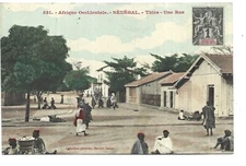 SENEGAL  THIES  UNE RUE