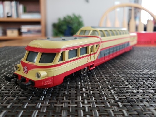 Vintage HO/OO scale Jouef Panoramic Autorail #852.e Electric Locomotive - Picture 5 of 9