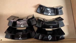 Air Techniques Phosphor Plate Guides, 3: #2 plates, 1: #3, 1:#0 (5 Plates total)