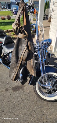 Harley Davidson BILLINGS LEATHER CHAPS X-L ALSO JACKET AND CHAPS AVAILABLE