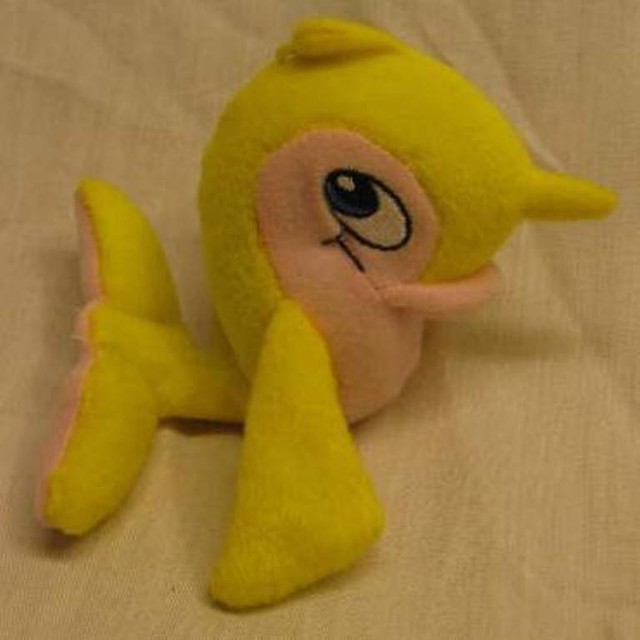 McDonald's Neopets YELLOW & PINK FLOTSAM 3" Plush STUFFED ANIMAL Toy eBay