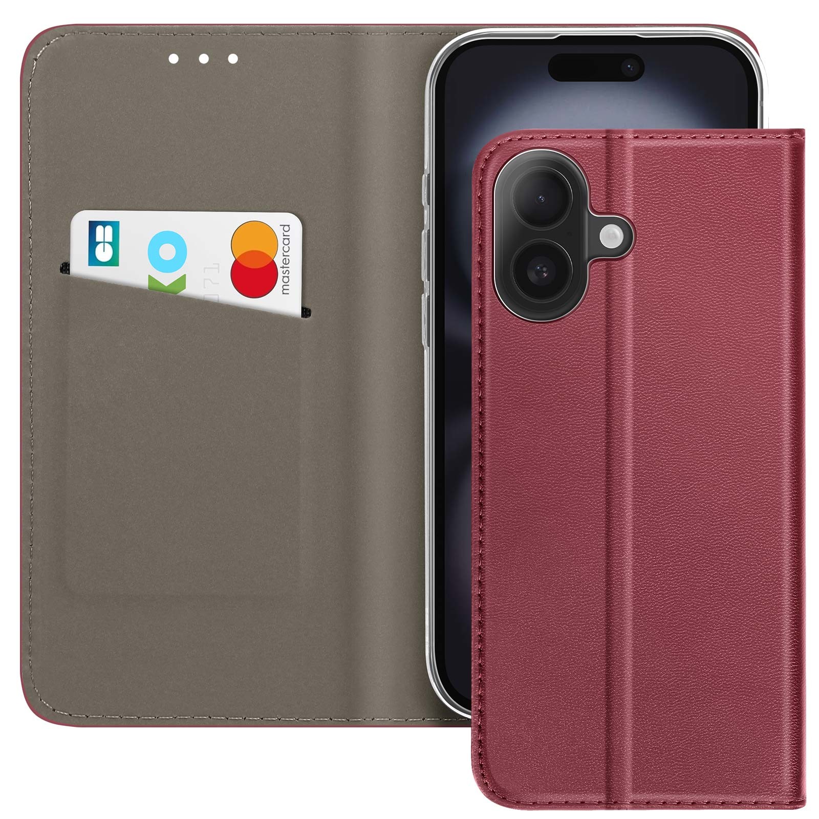 Coque iPhone 17 Folio Avizar Premium en Finition Mat Texturée - 2