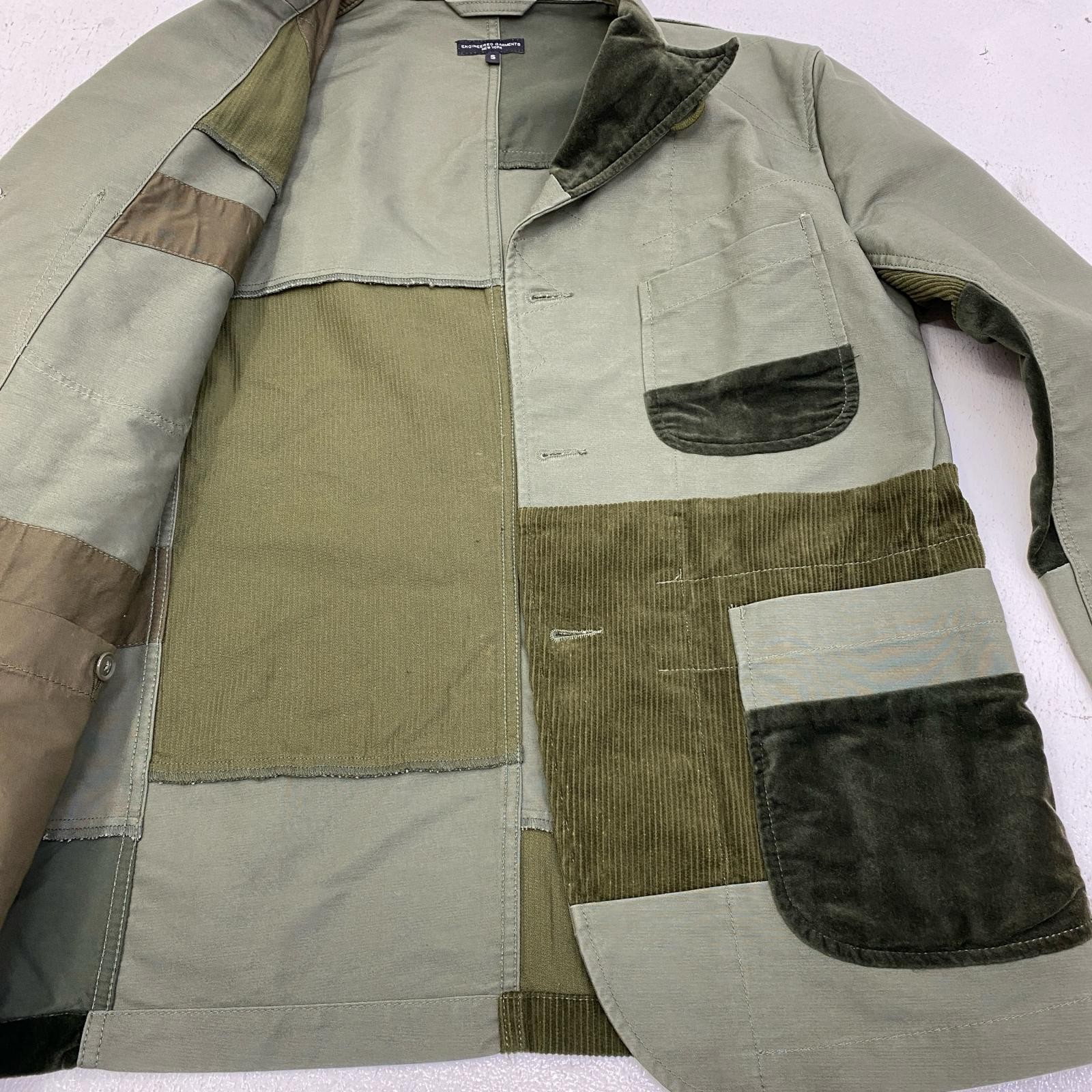Used Engineered Garments Patchwork Coverall Khaki… - image 7